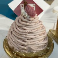 Sakura mont blanc   at The Vegan Marshmallooow in Tokyo