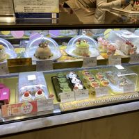 Display counter  at The Vegan Marshmallooow in Tokyo