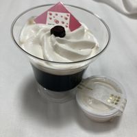 Coffee jelly   at The Vegan Marshmallooow in Tokyo