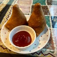 Samosas!!! My favorite thing I had here  at New Little India - BIFF in Busan