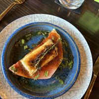 This is the watermelon feta appetizer that I dream of at night  at Ka Papa Cuisine in Sarasota