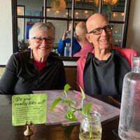 Pre-dinner photo at Ka Papa Cuisine in Sarasota