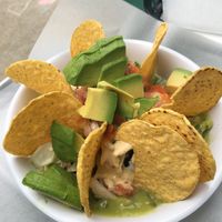 I love the sauce on the Good Vibes in the Jetty Bowl at Aquarius in San Diego