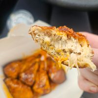 Good texture--shredded, around a sugarcane piece for the "bone" at Black Magic Mexican in Lebanon