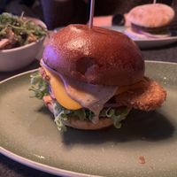 Vegan chicken burger  #Veganuary at Hans im Glück in Dusseldorf