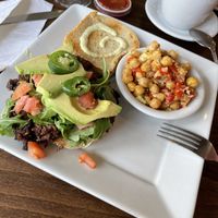 The Scratch Vegan Burger at The Cafe in Naples