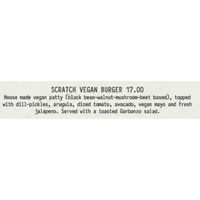 Menu item at The Cafe in Naples