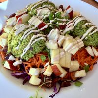 Falafel bowl, no feta to be vegan  at The Cafe in Naples