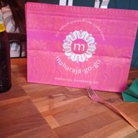 Fancy take away bag. (That one difficult not too miss while on the move)  at Mahadosa in Hamburg