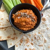 The Muhammara dip! Absolutely amazing. A must have when you visit Parsley & Thyme at Parsley and Thyme in Silves