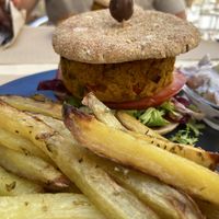 Namaste burger at Parsley and Thyme in Silves