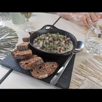 Creamy mushrooms at Parsley and Thyme in Silves