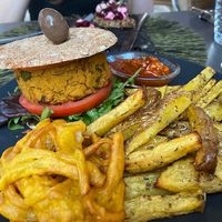 The namaste burger   at Parsley and Thyme in Silves