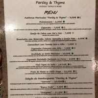   at Parsley and Thyme in Silves