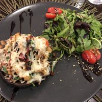 Stuffed portobello mushroom   at Parsley and Thyme in Silves