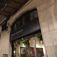 Outside at Penny Banger in Barcelona