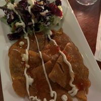 Kimchi pancakes  at Penny Banger in Barcelona