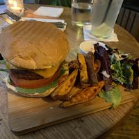 Burger  at Penny Banger in Barcelona