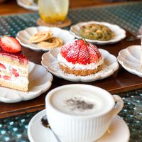 Assortment of desserts  at Pengohoda - 펜고호다 in Jeju