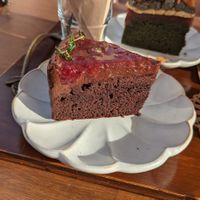 Chocolate berry cake at Pengohoda - 펜고호다 in Jeju