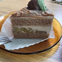Chestnut cake  (V, GF). at Pengohoda - 펜고호다 in Jeju