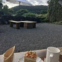 Outdoor seating  at Pengohoda - 펜고호다 in Jeju