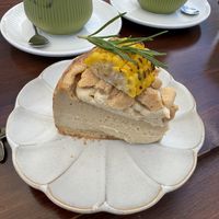 Corn cheesecake  at Pengohoda - 펜고호다 in Jeju