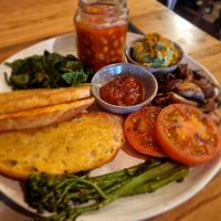 Vegan big Brekky at The Smelter in Wallaroo