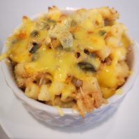 Mac n cheese at Slice + Dice in Norwich