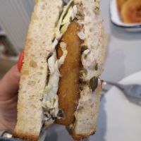 F*sh Finger Sandwich at Slice + Dice in Norwich