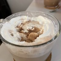 toffee nut hot chocolate   at Slice + Dice in Norwich