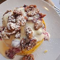 Pancake stack at Slice + Dice in Norwich