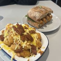 Breakfast Tots  at Slice + Dice in Norwich