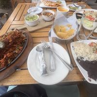 Vegan fajitas with corn tortillas  at Necio Mexican Kitchen in Denver