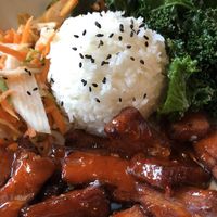 VEGAN KOREAN PLATE at Tony's Darts Away in Burbank