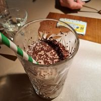 Hot chocolate with oat milk at Faire Brunch & Drinks in Barcelona