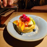 Vegan pancakes 5/5 at Faire Brunch & Drinks in Barcelona