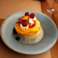 Pancakes at Faire Brunch & Drinks in Barcelona