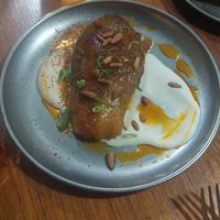 Aubergine with miso sauce ... absolutely fantastic 👏 at Faire Brunch & Drinks in Barcelona