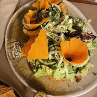 Hummus Avocado toast  at Faire Brunch & Drinks in Barcelona