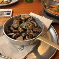 Sautéed mushrooms  at Faire Brunch & Drinks in Barcelona