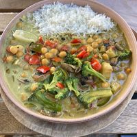 Vegan curry  at Maria Rosa in Ponte De Lima