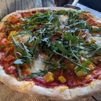 Rustica pizza at The Abinger Hatch in Dorking