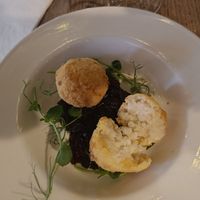 Vegan arancini at The Abinger Hatch in Dorking