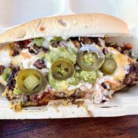 Vegan cheese steak  at Vegan Mob in San Bruno