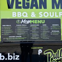 Menu  at Vegan Mob in San Bruno