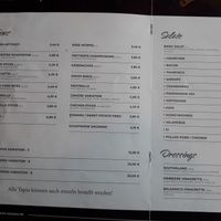 Menu #4 at Der Ostfriese in Emden
