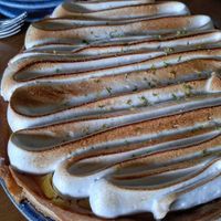 Tarte au citron merenguèe at La Pâtisserie Vegan - Les Saveurs De La Bastille in Liege