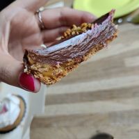 Tartelette chocolat caramel at La Pâtisserie Vegan - Les Saveurs De La Bastille in Liege