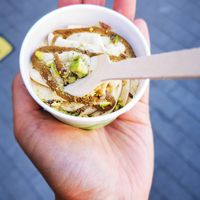 Glace à la pistache at La Pâtisserie Vegan - Les Saveurs De La Bastille in Liege